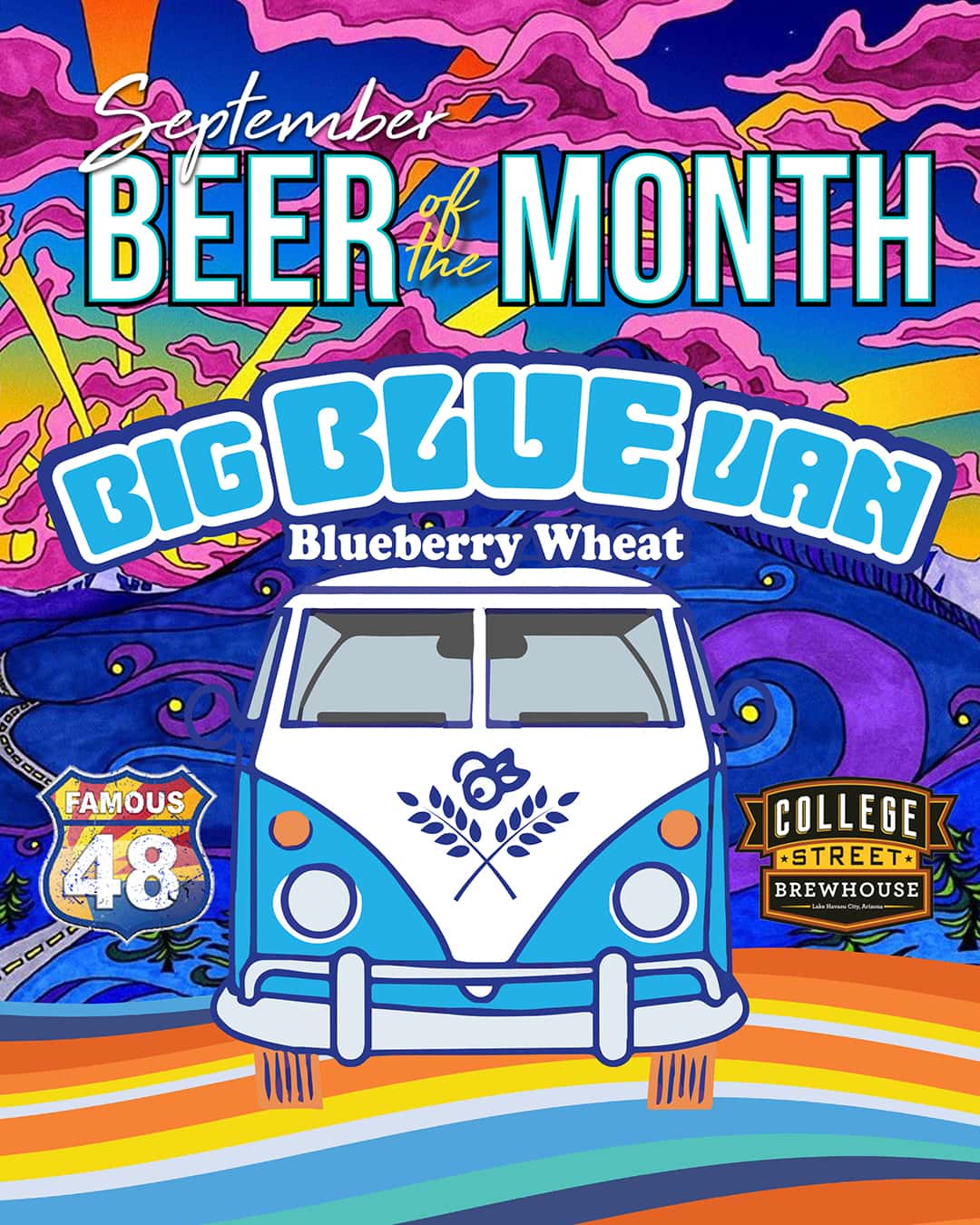 Big Blue Van Beer of the Month