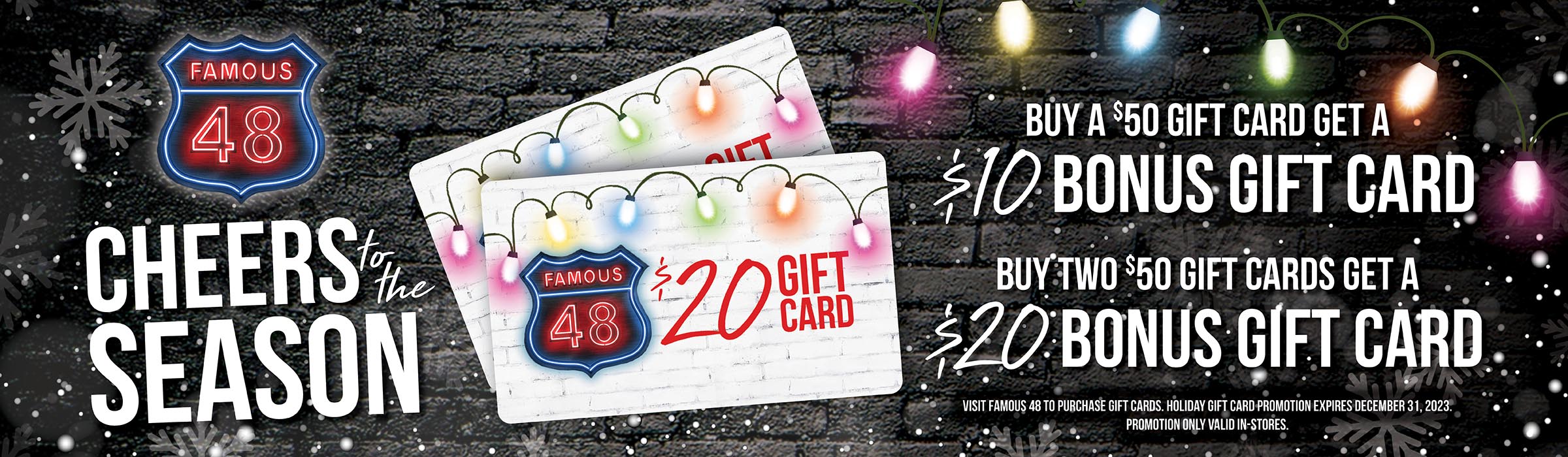 Scottsdale Holiday Gift Card Promotion